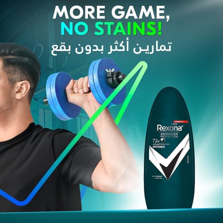 Rexona Üstün Koruma Erkek Roll On Deodorant Invisible 72 Saat Kesintisiz Koruma 50 ml