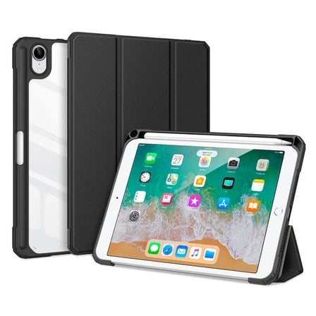 Lexroo DUX DUCIS iPad Mini 6 ve Mini 7 Kılıf Kalem Yerli Toby Series Kılıf- Siyah
