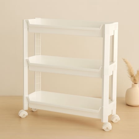 Lexroo 3 Katlı Tekerlekli Sepet Organizer Raf