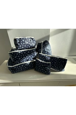 Lexroo 6 lı Valiz Düzenleyici Bavul Içi Organizer Set Seyahat Hurcu