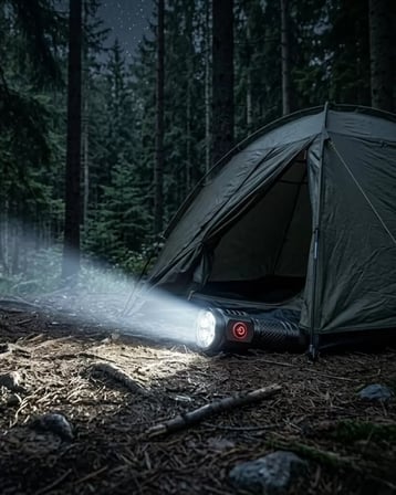 Lexroo 3 Led El Feneri 5 Modlu Güçlü Aydınlatma Ve Metal Klipsli