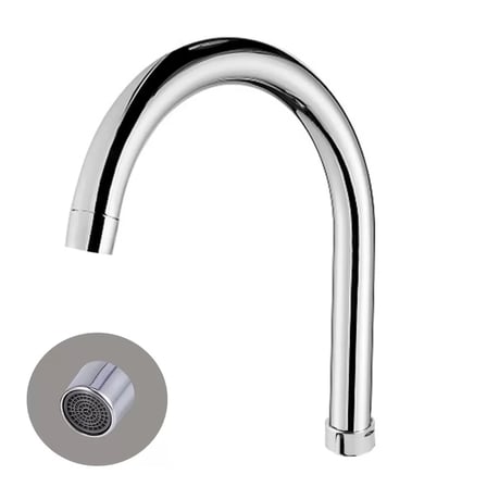 Lexroo Mix Delta Su Tasarruflu Paslanmaz Lavabo Batarya Borusu