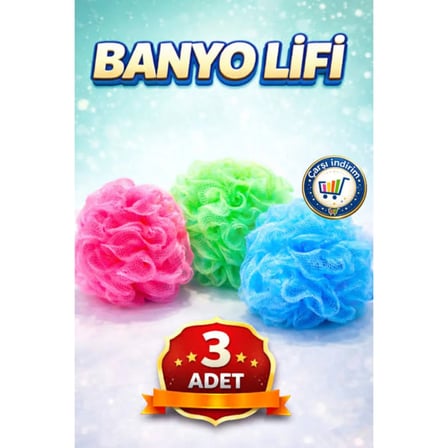 Lexroo NİSA BANYO LİFİ (3 Adet)