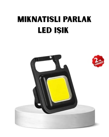 Lexroo Usb Type-c Şarjlı Mini Fener – Manyetik, Katlanabilir Ve Şişe Açacaklı Tasarım