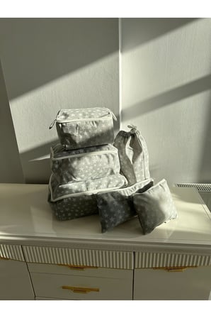 Lexroo 6 lı Valiz Düzenleyici Bavul Içi Organizer Set Seyahat Hurcu