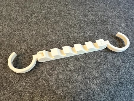 Lexroo 3D Baskı Katlanabilir Sihirli Askı Genişletici Dolap Yer Kazandıran Kancalı Askı Düzenleyici