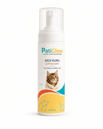 Lexroo PatiGlow Kedi Kuru Şampuanı 200 ml