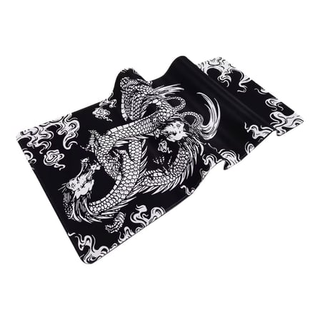 Klasse Pro - 10 Farklı Model Dikişli Kenar 90x40 cm Oyuncu Gaming Mouse Pad (Dragon Knot, 90x40 cm)