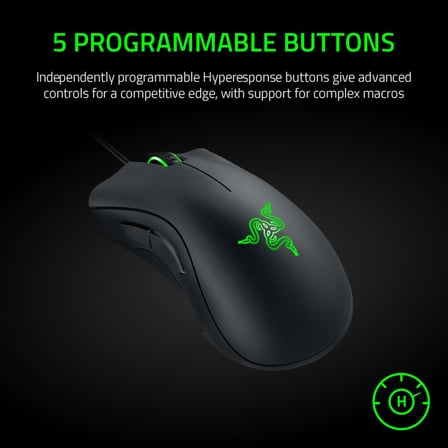 Razer Deathadder Essential - Kablolu Oyun Faresi Siyah