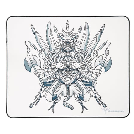 Klasse Blitz Speed Series 480x400x4 mm E-Sports Gaming Oyuncu Mouse Pad (G-Bear White)