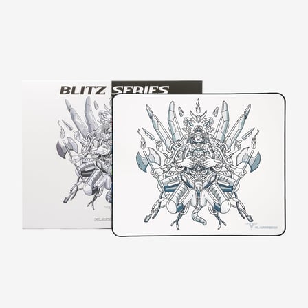 Klasse Blitz Speed Series 480x400x4 mm E-Sports Gaming Oyuncu Mouse Pad (G-Bear White)
