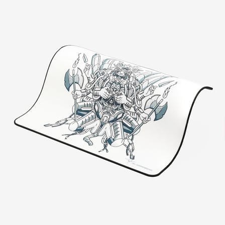 Klasse Blitz Speed Series 480x400x4 mm E-Sports Gaming Oyuncu Mouse Pad (G-Bear White)