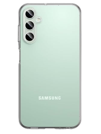 Coverzone Galaxy S23 FE İle Uyumlu Kılıf Transparan GlassElegance TPU Tam Koruma Arka Kapak Şeffaf