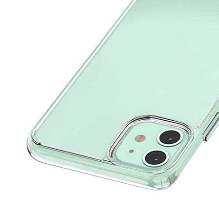 Coverzone iPhone 11 İle Uyumlu Kılıf Transparan şeffaf silikon TPU Tam Koruma Arka Kapak Şeffaf Renk