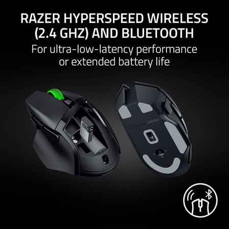 Razer Basilisk V3 X HyperSpeed - Özelleştirilebilir Kablosuz Oyun Mouse'u Siyah