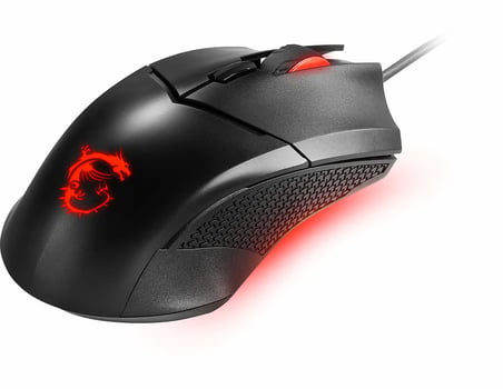 MSI GG CLUTCH GM08 GAMING MOUSE 4.200 DPI PIXART PAW3519 OPTIK SENSOR RED LED 1.8M KABLO