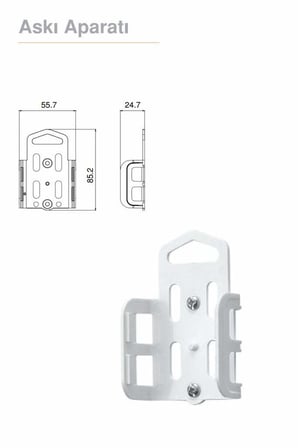 Viko Multi-Let 3lü Topraklı Kablolu Ç.K 5mt Priz, Beyaz