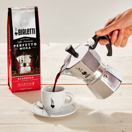 Bialetti Moka Express Espresso Cezvesi, 1 Kişilik, 50 ml Hacim, Gümüş