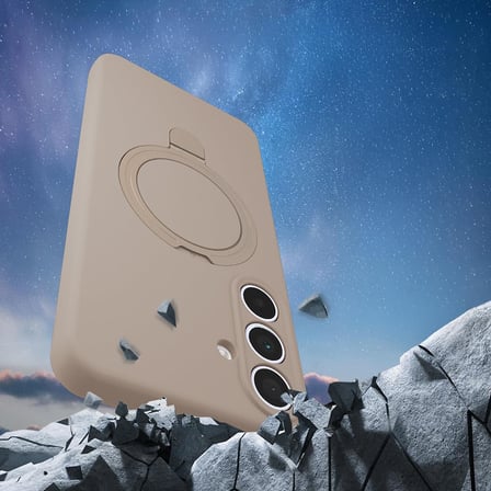 Coverzone Samsung Galaxy A57 ile uyumlu Kılıf MagSafe ile uyumlu Z-Samara Kapak Wireless Şarj