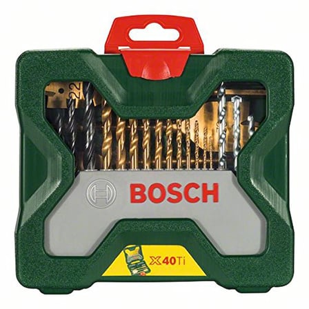 Bosch Home and Garden X/Line 40 Parça Aksesuar Seti, Matkap uçları, Vidalama uçları