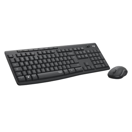 Logitech MK295 Kablosuz Sessiz Klavye Mouse Seti, SilentTouch Teknolojisi, Gelişmiş Optik İzleme