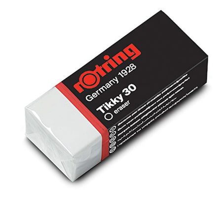 rOtring Tikky Mekanik Kurşun Kalem, Uç ve Silgi Seti, 0,7 mm Kalem, 2B Uç, Orta Boy Silgi, Kırmızı