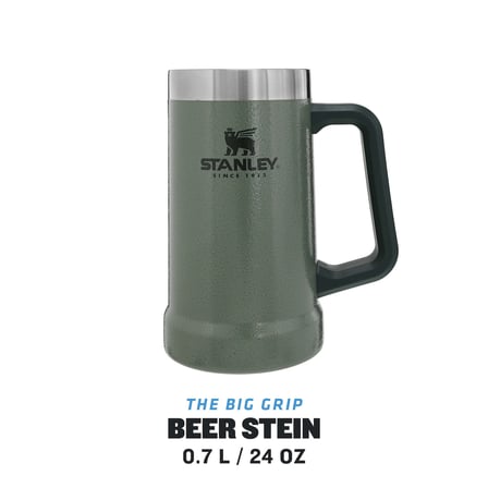 STANLEY Vacuum Stein Termos Bardak 0.7 Litre - Yeşil (Hammertone Green) | Paslanmaz Çelik