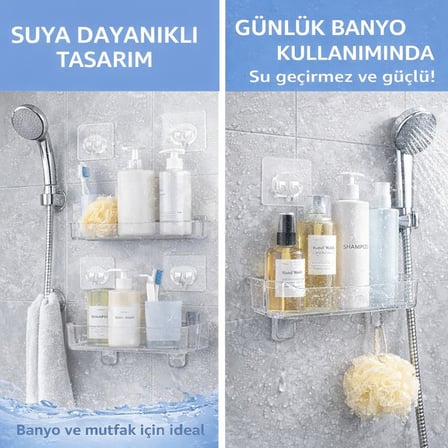 SOGUD Kendinden Yapışkanlı Askı 10’lu Set