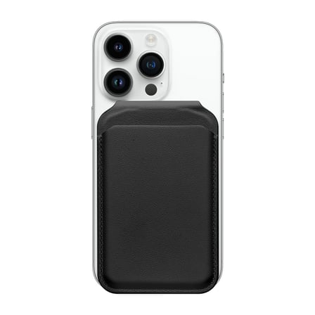 URUCHI Mag-Safe Standlı Manyetik Cüzdan iPhone 17/16/15/14/13/12 Serileri ile Uyumlu - Siyah
