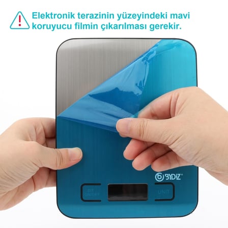 Bydiz Dijital Mutfak Terazisi 10 Kg Kapasiteli 1 Gr Hassasiyetli