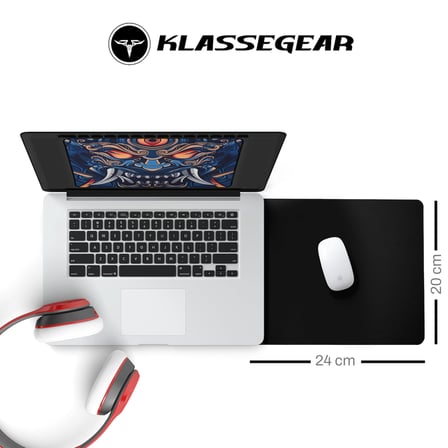 Klasse Classic Mouse Pad, 29x24 ve 24x20 cm Ofis Tipi, Küçük ve Orta Boy, Kaymaz Taban