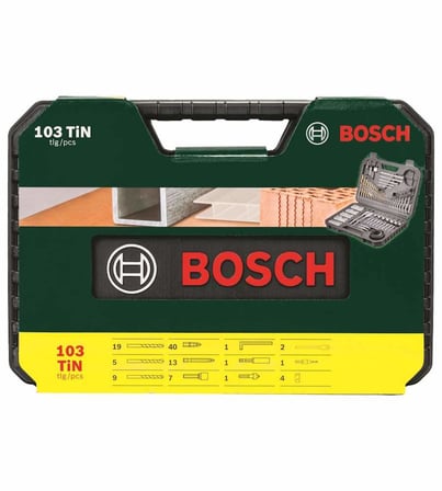 Bosch Professional Accessories 2607017367 Matkap Seti Dahil V-Line Titanium 103-Parça