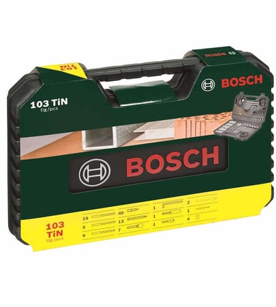 Bosch Professional Accessories 2607017367 Matkap Seti Dahil V-Line Titanium 103-Parça