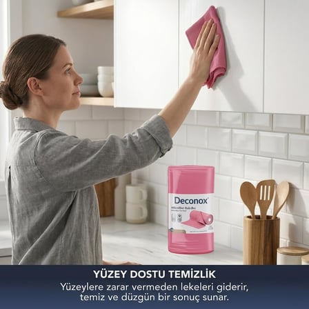 Deconox 20'li Rulo%100 Mikrofiber Temizlik Bezi