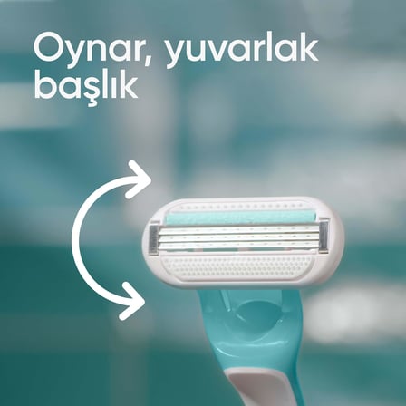 Gillette Venus Sensitive Kullan At Kadın Tıraş Bıçağı 3’lü