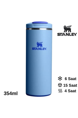 Stanley The Transit Fliptop Mug 0.35 L Termos Kupa Bardak Matara Mavi, 10-13063-0052