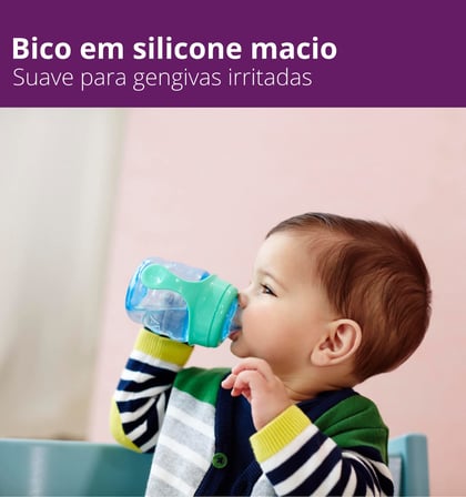 Philips Avent Eğitici Damlatmaz Bardak, 6 Ay+ Erkek Bebekler için, Yumuşak Silikon Uç