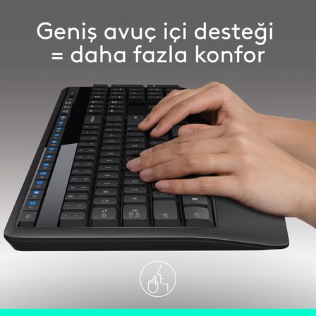 Logitech MK345 920-006514 Kablosuz Klavye Mouse Seti