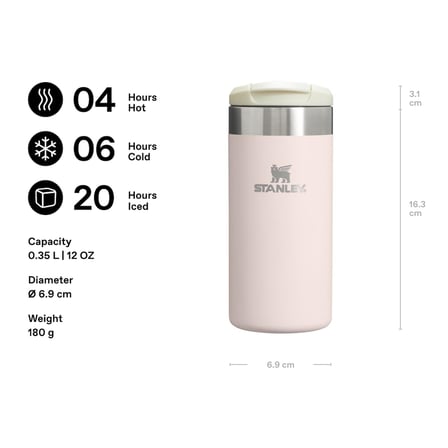 Stanley The Aerolight Transit Termos 0,35 L Pudra Pembe
