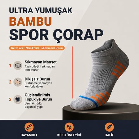 ANTHONY JACKSON 6 Çift Kutulu Bambu Premium Bay