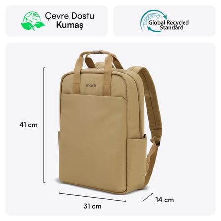 Mack MCE-1523 Nova Eco Çevre Dostu Laptop Sırt Çantası 15.6 inç