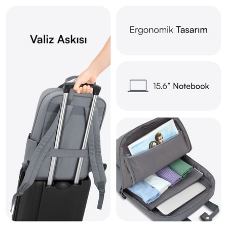 Mack Mce-1522 Nova Eco  Laptop Sırt Çantası 15.6 İnç