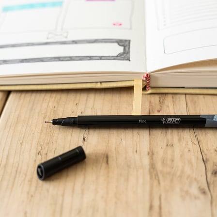 BIC Intensity Fine Liner Keçe Uçlu Kalem 4'lü Blister Klasik Renkler