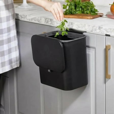 Orret Home Dolap Kapağına Asılabilir 15 Litre Çöp Kovası