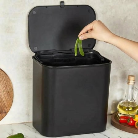 Orret Home Dolap Kapağına Asılabilir 15 Litre Çöp Kovası
