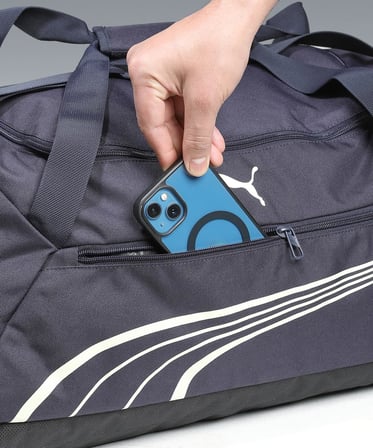 PUMA PUMA FUNDAMENTAL M Sports Ba Unisex Yetişkin Spor Çantası New Navy-Apple Spritz Tek Beden