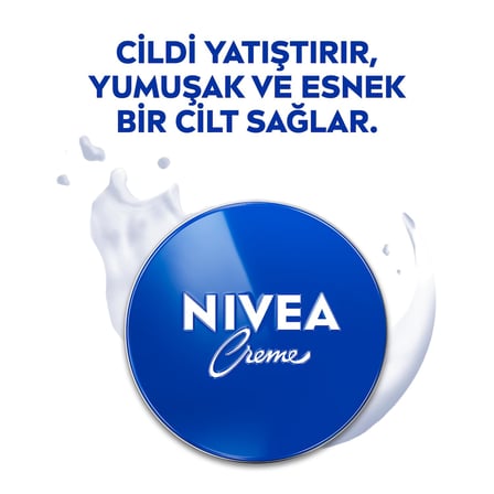 NIVEA Creme Nemlendirici Bakım Kremi 250 ml,Eucerit, El,Yüz,Vücut İçin,Paraben İçermez