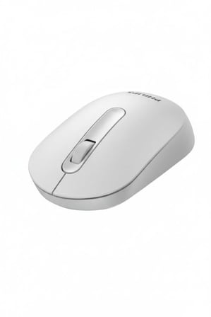 Philips M402 Beyaz Kablosuz Mouse, Ergonomik Ele Tam Oturan Tasarım, 2.4GHz Wireless Fare