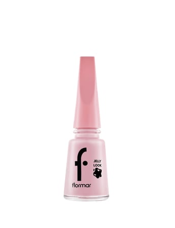 Flormar Jel Görünümlü Parlak Oje (PEMBE) - Jelly Look Nail Enamel - Jl27 Milky Pinky - 8690604282210