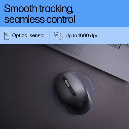 HP S1000 Plus Sessiz USB Kablosuz Bilgisayar Sessiz Fare 1600DPI USB Mouse